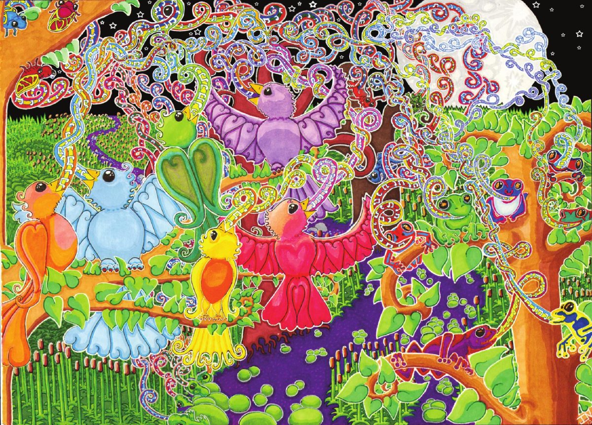 Song Illustration from the beloved children's book, "Sometimes Sleep"