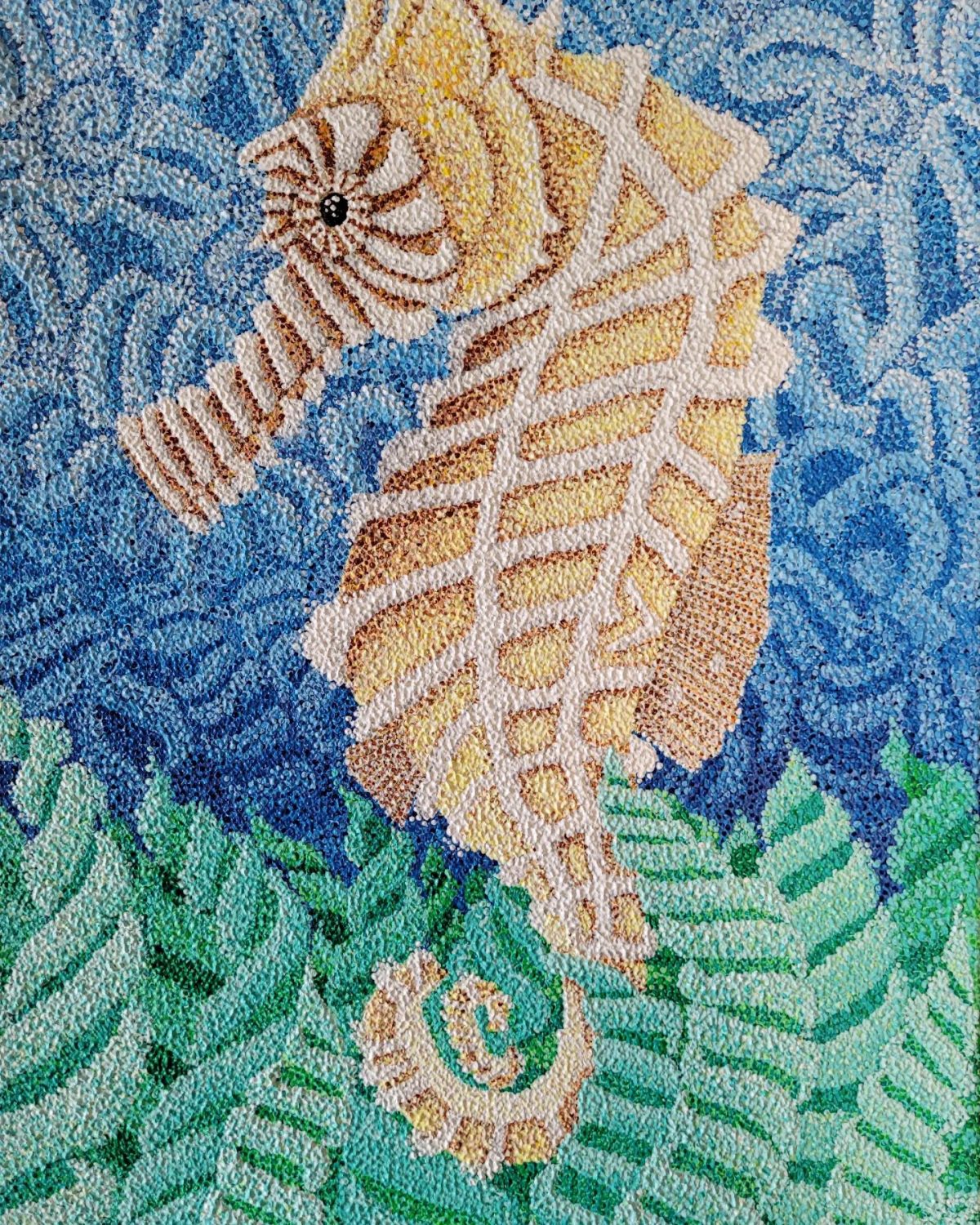 "Where Do They Go When They Dream" Original Acrylic Painting