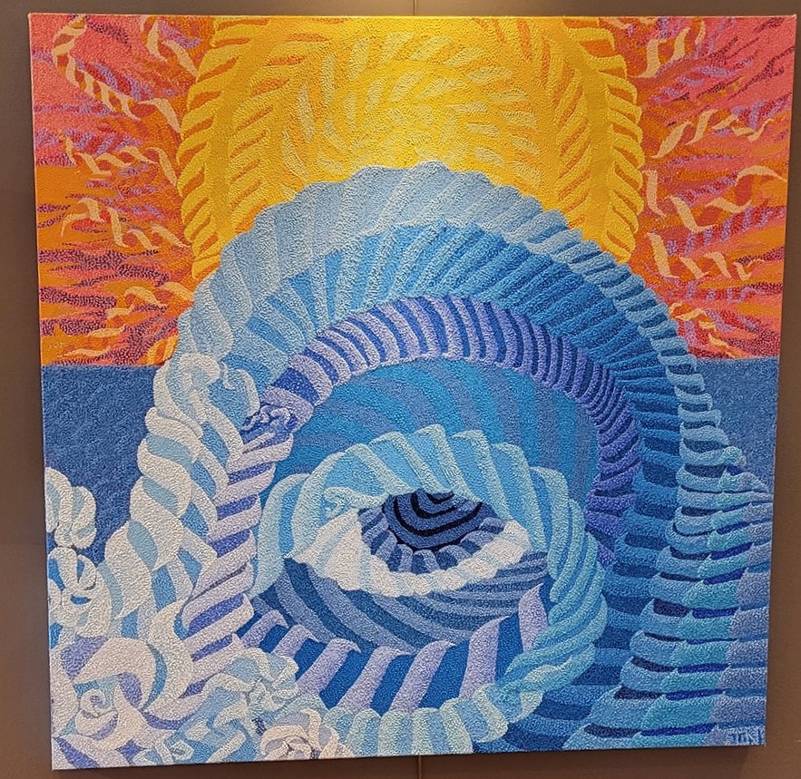 "Unn of the Nine Daughters" Original Acrylic Painting