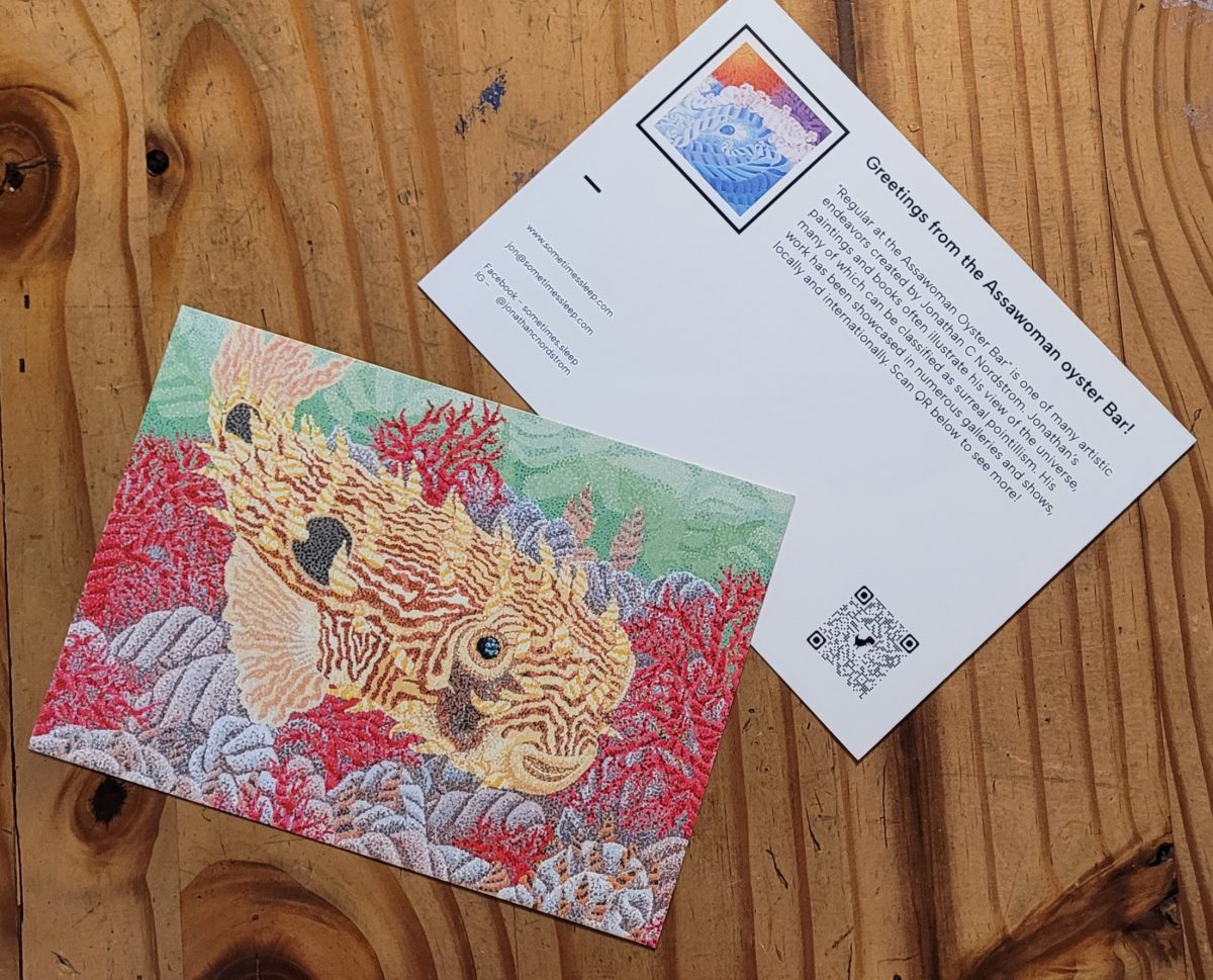 20251104_131056 "Regular at the Assawoman Oyster Bar" Postcard